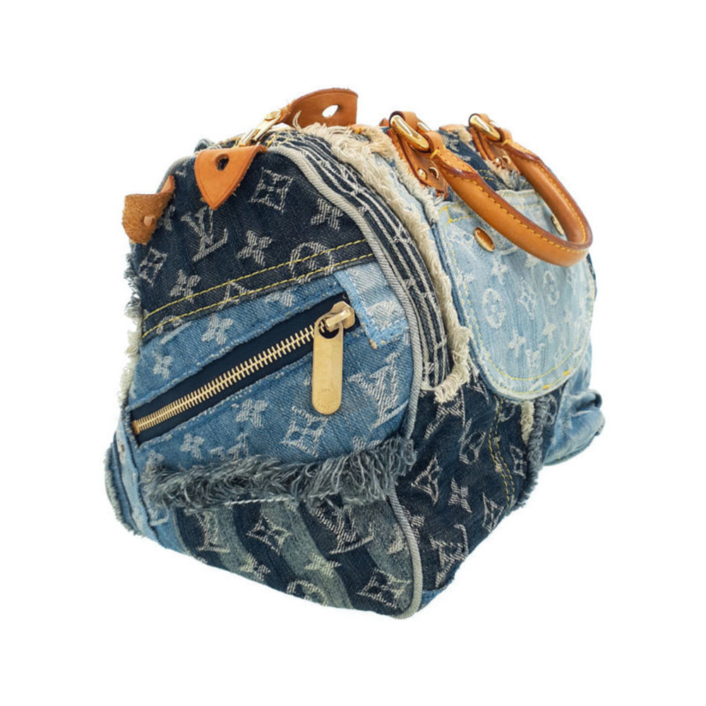 Louis Vuitton Patchwork Speedy 30 Monogram Denim … - image 2